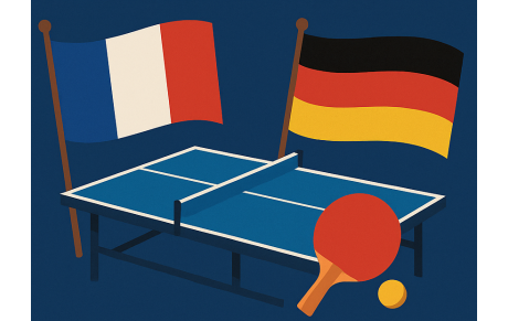 Nos jeunes pongistes défient l’Allemagne !